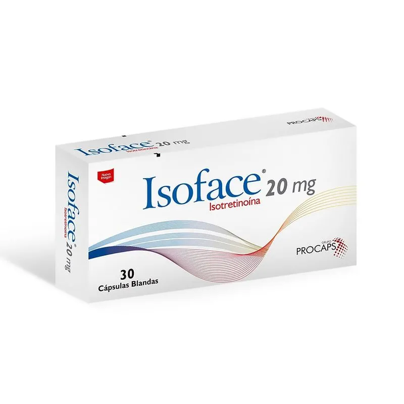 169992-800-auto Isoface (Isotretinoina) 20Mg X 30 Capsulas - Imagen 1