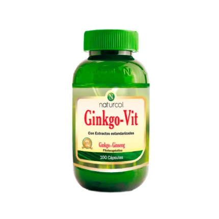 Ginkgo-Vit + Ginseng Fitoterapeutico X 100 Capsulas