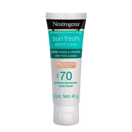 Neutrogena Sun Fresh Derm Care Talla Medio SPF 70 X 40 G