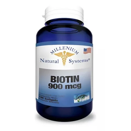 Biotin 900Mcg X 100 Capsulas