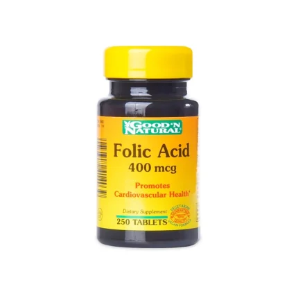 Folic Acid (Acido Folico) 400Mg 250 Tabletas