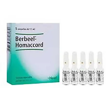 Berbeel-Homaccord X 5 Ampollas 1.1ML