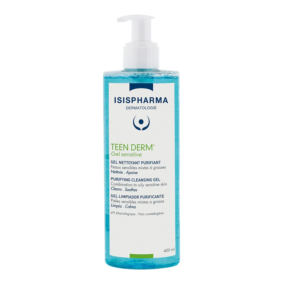3760269770331 Teen derm Gel Sensitive x 400 ML - Imagen 1