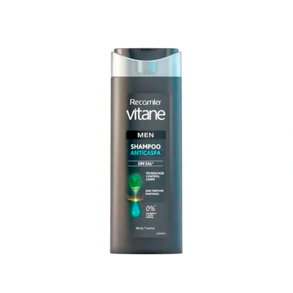 615094 Shampoo Vitane Men Anticaspa 220 ML - Imagen 1