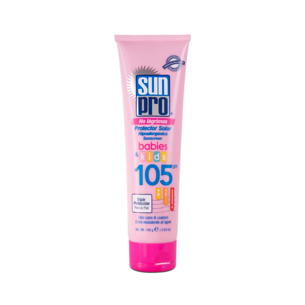 617024 Bloqueador Sun Pro Babys- Kids SPF 105 140 Gr - Imagen 1